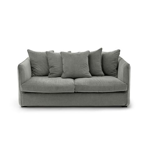 Canapé conv velours stonewashed , neo chiquito pas cher