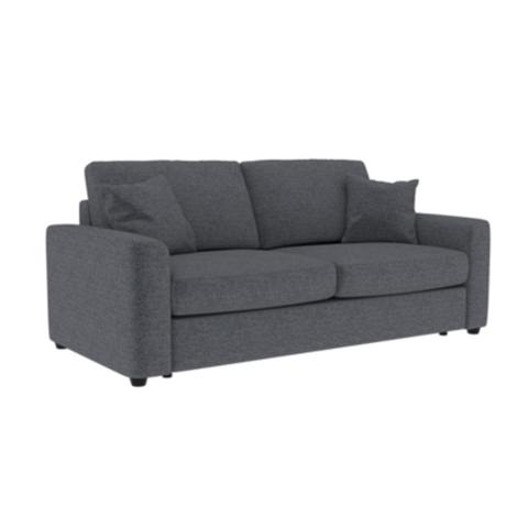 Canapé convertible 3 places pack standard nicaragua tissu belfast anthracite 39 pas cher