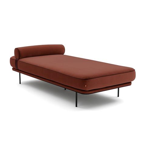 Canapé daybed velours , antoine design e.gallina pas cher