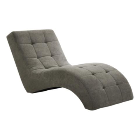 Chaise longue patio tissu alfa brun pas cher