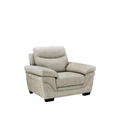 Fauteuil costa tissu gris clair pas cher