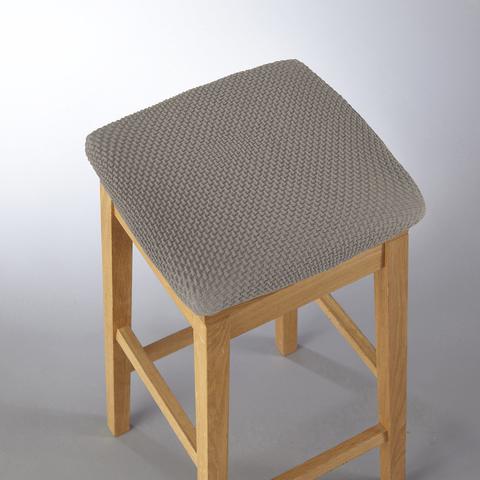 Housse extensible pour tabouret gaufrée ahmis pas cher