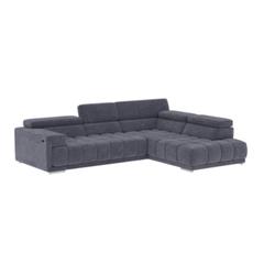 Canapé d'angle droit relax pack full option ocean tissu salsa denim pas cher