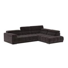 Canapé d'angle droit relax pack full option ocean tissu salsa expresso pas cher