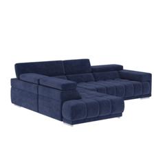 Canapé d'angle gauche relax pack full option ocean tissu salsa navy pas cher