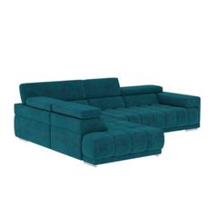 Canapé d'angle gauche relax pack full option ocean tissu salsa petrole pas cher