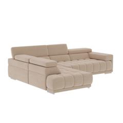 Canapé d'angle gauche relax pack full option ocean tissu salsa sand pas cher