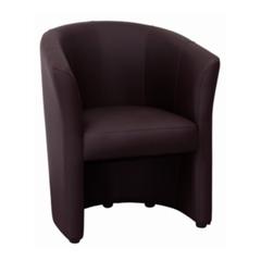 Fauteuil cabriolet cleston pu marron pas cher