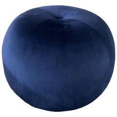 Pouf ball coloris bleu pas cher